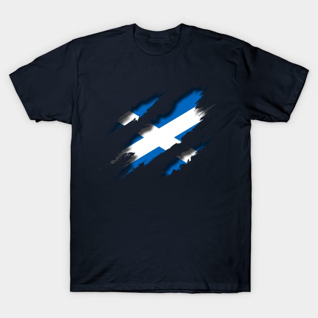 Scotland Shredding T-Shirt by blackcheetah